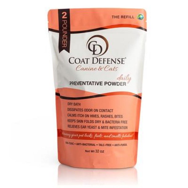 Coat Defense CDCCDPPRB Canine and Cat Daily Preventative Powder Refill