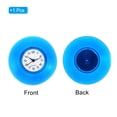 thumbnail image 3 of Wall Clock Mini Cute Bathroom Mirror Suction Waterproof Shower Clock, Blue, 3 of 7
