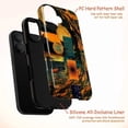 thumbnail image 4 of Surreal Galaxy Wave Dual Layer Phone Case – Cosmic Ocean Art with Sunset & Koi Fish for iPhone 16 15 14 13 12 11 Pro Max – Shockproof Protective Cover, 4 of 6