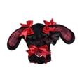 thumbnail image 3 of Ropa para muñecas de 15/17 cm, bonito mono con capucha para muñecas, disfraces educativos para muñecas, ropa para muñecas para niñas pequeñas, regalo Rojo, 3 of 7