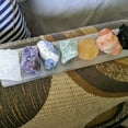 thumbnail image 4 of HOOUN Natural Raw Rough Crystal 7 Set with Selenite Plasterboard, 4 of 5