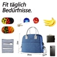 thumbnail image 3 of Bolsa nevera pequeña, bolsa nevera pequeña, bolsa nevera pequeña, bolsa nevera pequeña para el trabajo, bolsa para el almuerzo, bolsa de picnic, bolsa térmica, bolsa aislante (10 litros,, 3 of 5