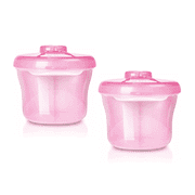 (2 Pack) Philips Avent Formula Dispenser & Snack Cup, Pink