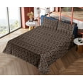 thumbnail image 4 of Ambesonne Forest Fitted & Flat Sheet with Sham 3 Pcs Set, Romantic Vibes Autumnal Art, Twin, Charcoal Grey Dark Brown, 4 of 5