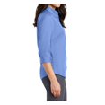 thumbnail image 3 of Mafoose Women's 3/4-Sleeve SuperPro Twill Shirt Ultramarine Blue X-Small, 3 of 5