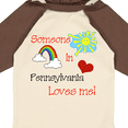 thumbnail image 4 of Inktastic Someone in Pennsylvania Loves Me Boys or Girls Long Sleeve Baby Bodysuit, 4 of 5