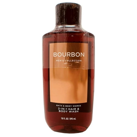 Bath Body Works Bourbon Mens 2 In 1 Hair Body Wash 10 Oz