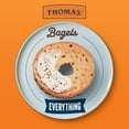 thumbnail image 3 of Thomas' Everything Bagels, 6 count, 10g Protein, Kosher Bagels, 20 oz Bag, 3 of 8