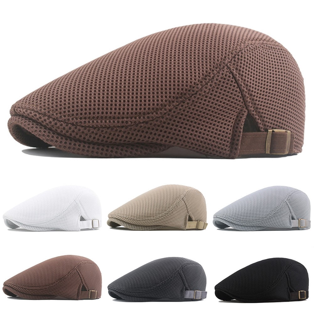 Chapeau Newsboy (Casquette Plate) En Cuir PU - Style Vintage Gatsby Pour Homme Et Femme - Tour De Tête 58-61 Cm - 3