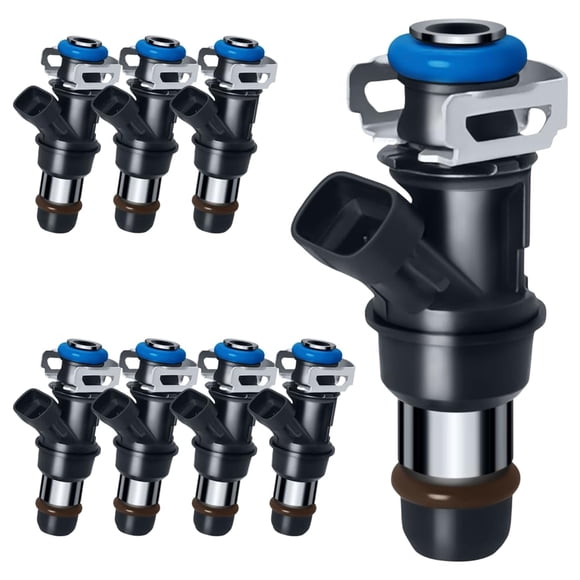Inyectores de combustible SeyPon, 8 piezas, compatibles con GMC, Chevy y Cadillac V8