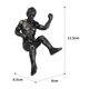 thumbnail image 3 of 4x Escalada en roca Hombres Escalador Escultura Colgante de pared Decoración Estatua Artesanía Macarena Escultura para colgar en la pared, 3 of 8