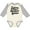 Natural and Heather, variant on Inktastic Future Hockey Player Baby Boy Boys Long Sleeve Baby Bodysuit