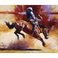 thumbnail image 2 of Chapman, Julie T. 17x15 Gold Ornate Wood Framed with Double Matting Museum Art Print Titled - Yeehaw!, 2 of 4