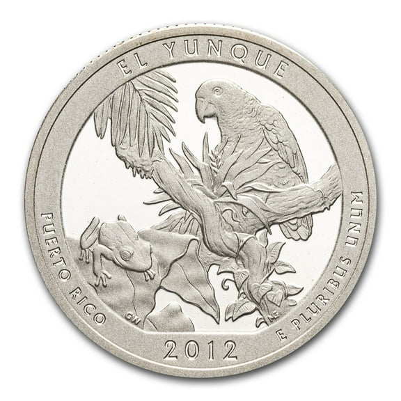 2012-S Quarter ATB El Yunque National Forest Proof (Silver)