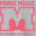 thumbnail image 3 of Disney - Minnie Mouse - In Bows We Trust - Men's Long Sleeve T-Shirt, 3 of 5