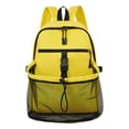 thumbnail image 1 of AWHAO Basketball Backpack Carrier Multifunction Sports Bag for Camping Outdoor Gym Yellow, 1 of 9