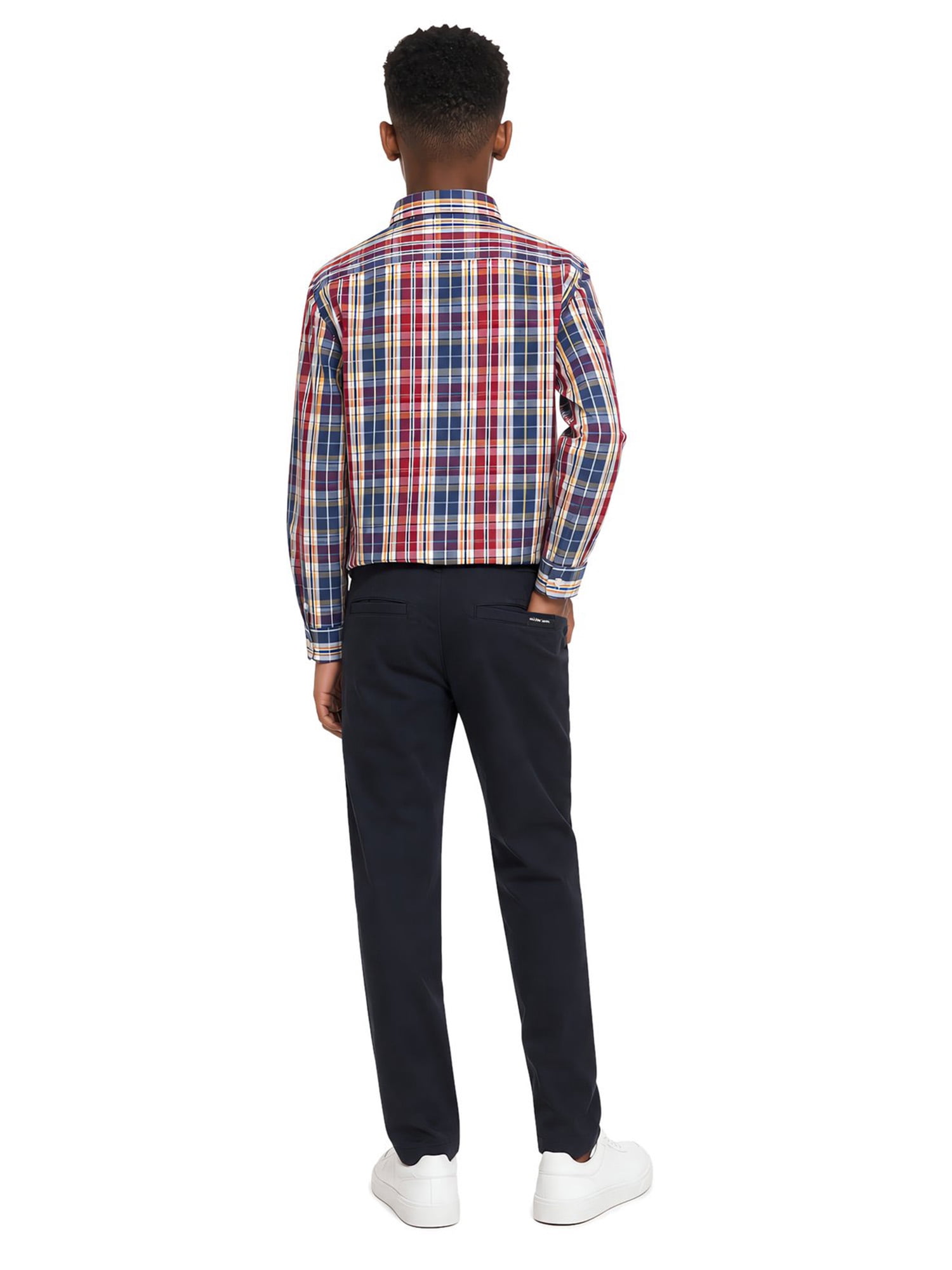 U.S. Polo Assn. Boys Long Sleeve Button Down Shirt, Sizes 4-18