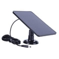 thumbnail image 3 of Cargador de panel solar Hugo resistente al agua soporte ajustable 360 grados para cámara de seguridad negro, 3 of 10