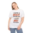 thumbnail image 2 of DJH Apparel | Can't Wait To Eat Funny Comical Unisex T-shirt, 2 of 5
