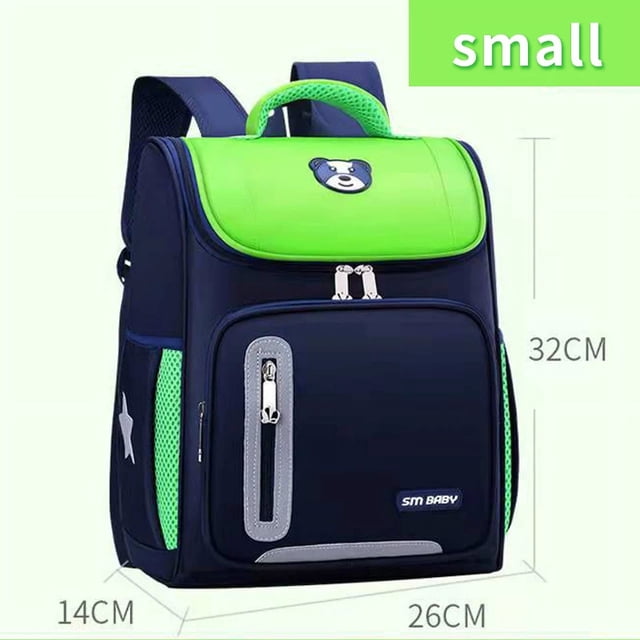 2024 Teenager School Bags Unisex Cute Bear Pattern Satchel For Primary Students 3 Size 5 Colors High Quality Backpack