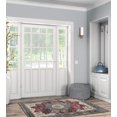 thumbnail image 4 of Bryant 3' x 5' Washable Accent Rug, Ivory and Burgundy, 4 of 7
