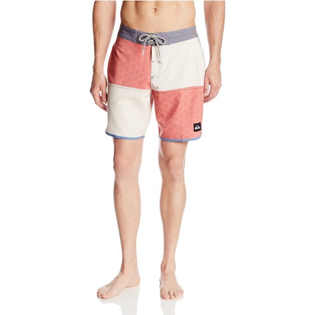 Shorts de baño para hombre Quiksilver Dane Swim Bottom, rojo, 34 Quiksilver Pantalones cortos