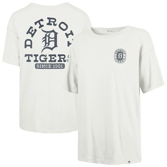 Women's '47 Natural Detroit Tigers Back Canyon Sadie T-Shirt