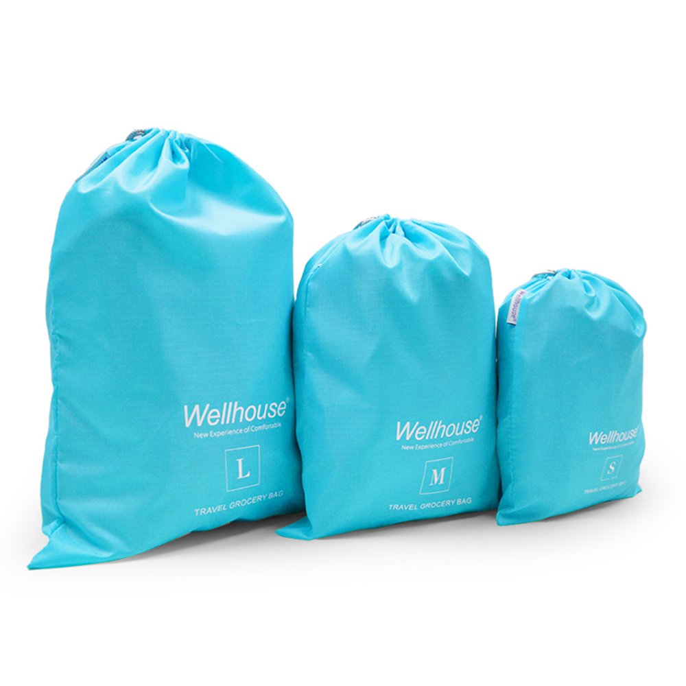 Wellhouse Pack of 3 Ditty Bags Outdoor Travel Water Resistant