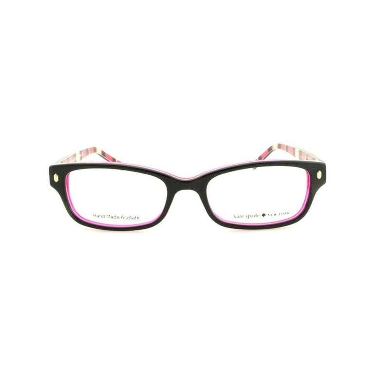 Lucy　0508 Eyeglasses Kate Spade Lucyann 0X78 Black Pink Striped
