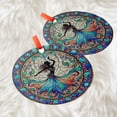 thumbnail image 3 of Belly Dance Stained Glass SunCatcher BellyDancing Light Catcher Window Hanging BellyDance Home Decoration Gift for BellyDancer, Stained Glass Ornament 2025, Holiday Decoration,, 3 of 5