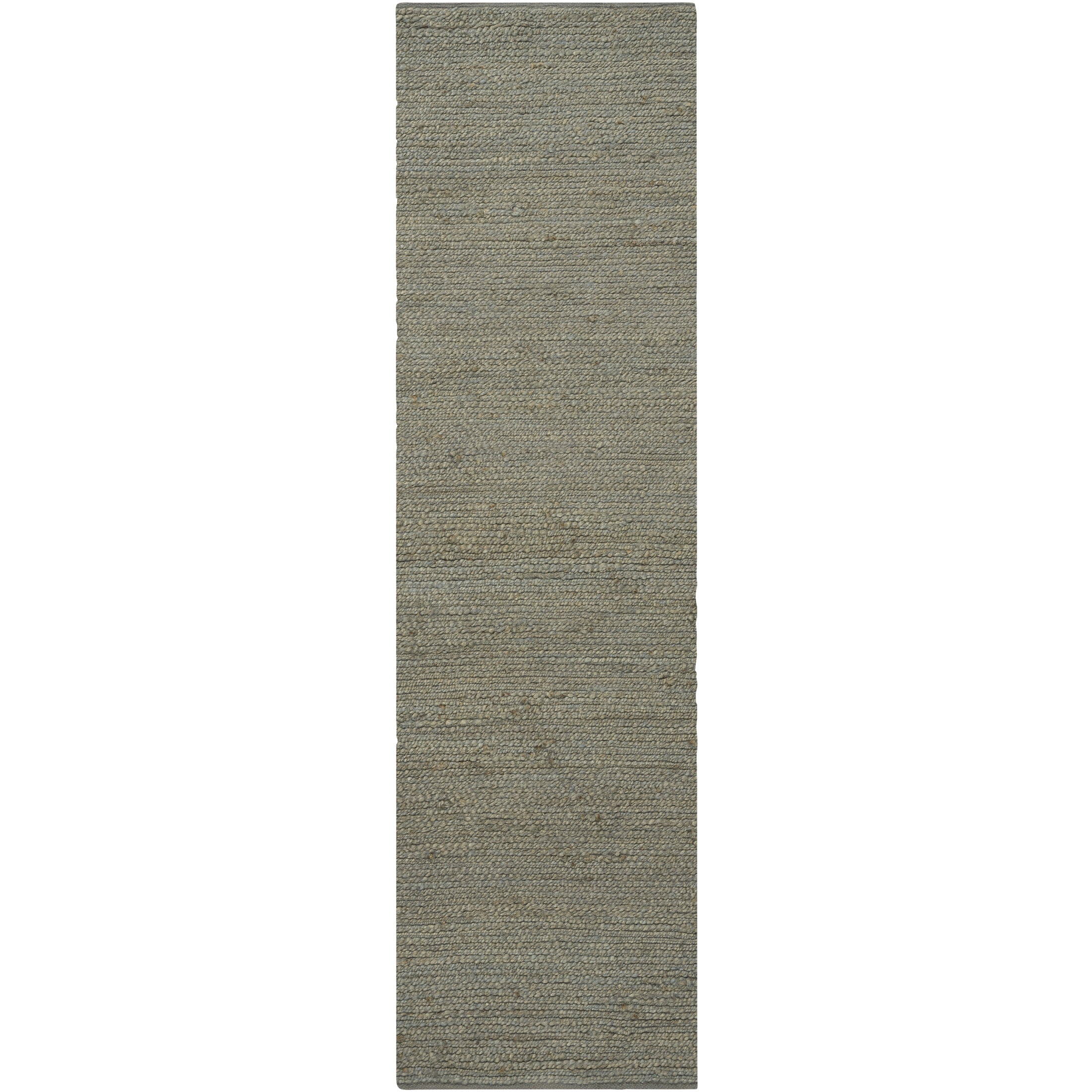Nourison Natural Jute 2'3" x 8' Sage Farmhouse Indoor Rug