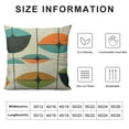 thumbnail image 5 of JEUXUS  Mid Century Atomic Throw Pillow Cover Oval Ellipse Regular Creative Curve Geometric Comic Colorful Pillow Case Decorative Men Women Boy Girl Room Cushion Cover for Home Bed, 5 of 5