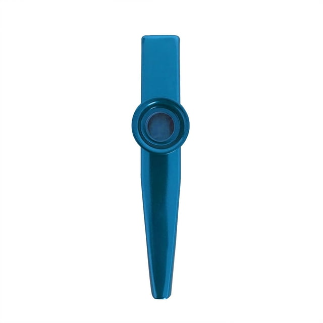 Graflsoa Aluminum Alloy Mini Kazoo with Membrane, Vibrant Blue, Easy-to-Play Musical Instrument for Instant Fun