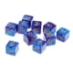 thumbnail image 3 of 10 piezas D6 16 mm acrílico claro - cubos traducidos - accesorios para juegos de fiesta, Azul púrpura, 3 of 7