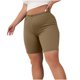 thumbnail image 4 of Pantalones cortos de yoga de 3 piezas para mujer, de poliéster, con cintura elástica y color liso., 4 of 6
