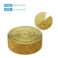 thumbnail image 2 of Unique Bargains Metallic Glitter Velvet Ribbon 1 9/16"x 10 Yard Single Face Sparkle Ribbon Gift Wrapping Orange, 2 of 5