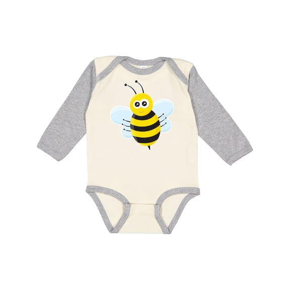 Inktastic Bee Boys or Girls Long Sleeve Baby Bodysuit