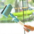thumbnail image 3 of MesaSe Double-Sided Window Glass Cleaner Cleaning Brush Portable Scraper Scrubber with Non-Slip Handle New, 3 of 9