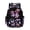 Butterfly Cherry Blossom Print Violet Black, variant on SCRAWLGOD Train Print Yellow Gray Classic Casual Backpack, Lightweight 17 Inch Laptop Daypack for Work Travel School Commute, Spacious Practical Daypack