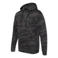 thumbnail image 2 of Independent Trading SS4500 Midweight Hooded Pullover Sweatshirt-Black Camouflage-5X, 2 of 3