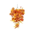 thumbnail image 2 of Halloween Decorations Outdoor, Artificial Maple Leaf Wreath, Wicker Harvest Festival Maple Leaf Decoration for Home and Outdoor Displays, 75cm/29.5in, 2 of 6