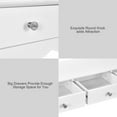 thumbnail image 3 of Costway Table Console Table de Hall Table d'Appoint Bureau Table d'Accent Entrée avec 3 Tiroirs, 3 of 7