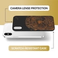 thumbnail image 6 of Case Yard Wooden Case for iPhone-X Soft TPU Silicone cover Slim Fit Shockproof Wood Protective Phone Cover for Girls Boys Men and Women Supports Wireless Charging Sad Dog Design, 6 of 7