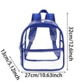 thumbnail image 3 of Miaoju See Through Backpack For Teens, Clear Backpack Heavy Duty,Clear BookBag Large Capacity for School,stadium events, Sport Events,Travel, 3 of 8