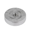 thumbnail image 2 of Unique Bargains 30mmx8mm M8 Tea Table Glass Top Circle Aluminum Disc Adapter Silver Tone 4pcs, 2 of 2