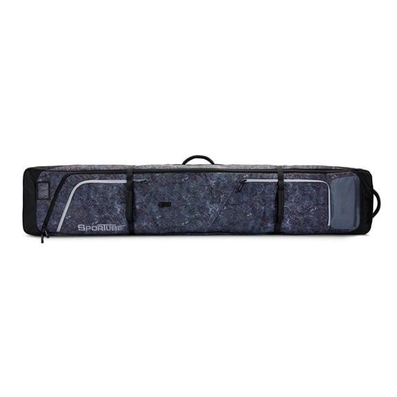 Sportube Prospector Ski & Board Bag, Wheeled Protective Hard Snowboard Case, Graphite Topo