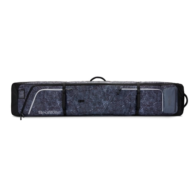Sportube Prospector Ski & Board Bag, Wheeled Protective Hard Snowboard Case, Graphite Topo