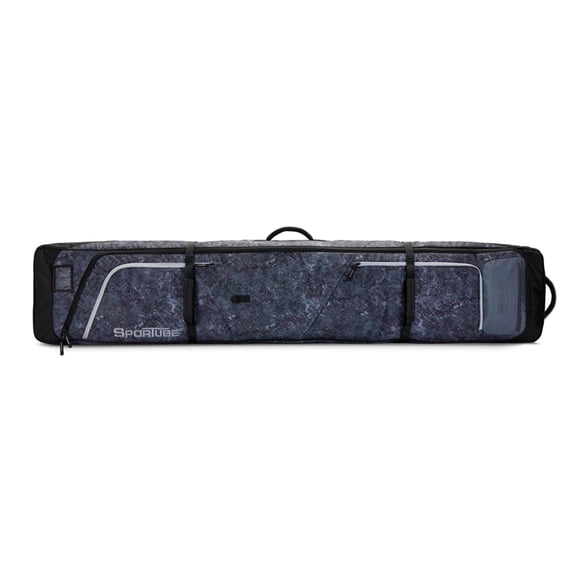Sportube Prospector Ski & Board Bag, Wheeled Protective Hard Snowboard Case, Graphite Topo