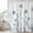 Blue, variant on Blue Spring Floral Shower Curtain, Waterproof Shower Curtains for Bathroom, Summer Flowers Botanical Elegant Washable Fabric Bathtub Curtain Set Bath Decor with 12 Hooks 72"x78"