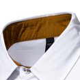 thumbnail image 5 of YFNNUP Men's Dress Shirt Long Sleeve Button Down Shirt Regular-Fit Oxford Formal Shirts Business Work Tee Shirts, 5 of 9